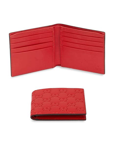 Red Gucci Wallets and cardholders for Men 